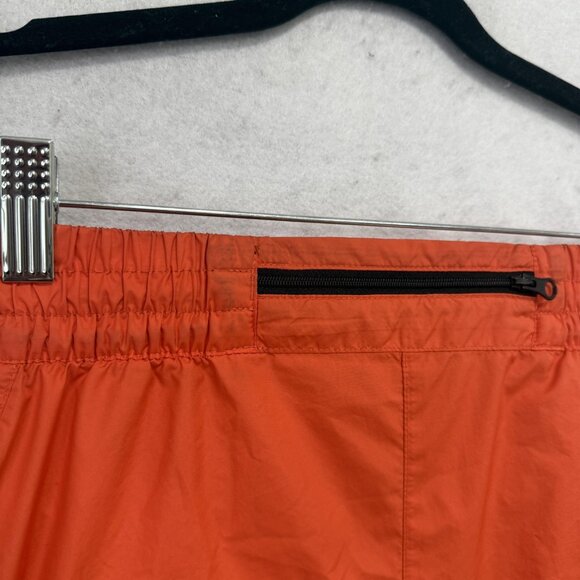 The North Face Shorts Womens XS Orange Running Lined Reflective Zip Pocket Gym - Picture 10 of 11